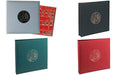 Coin Binder 24.5x25cm Burgundy 5 pages x 43 compartments