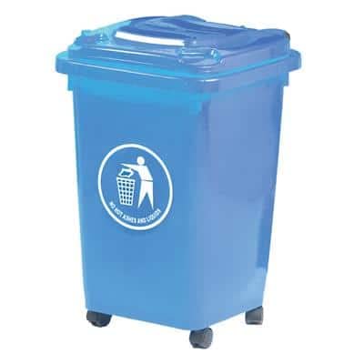 GPC Blue Wheeled Bin, 50L