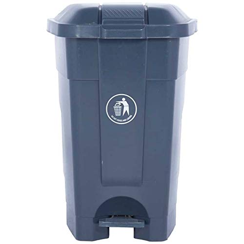 GPC Dark Grey Pedal Bin, 70L