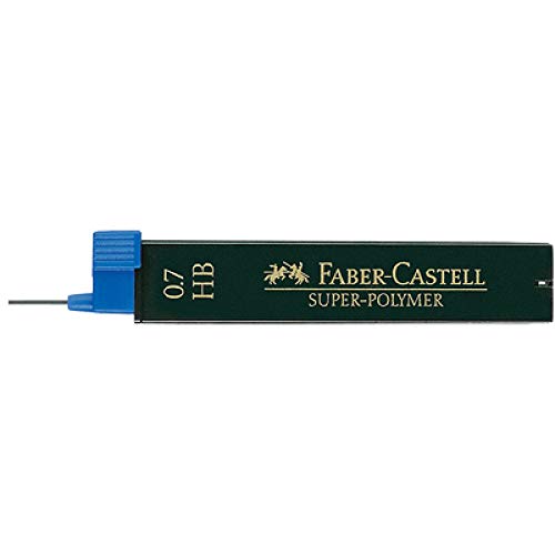 Faber-Castell Pencil Leads Refill Super Polymer 0.7 mm 2B Black Pack of 12