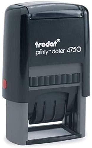 Trodat Printy 4750 Received + Date Self-Inking Stamp 41 x 24mm Black