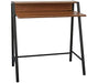 NEO Non Height Adjustable Desk Rectangular DESK-2TIER-WOOD Oak Steel and Wood Black 840 (W) x 450 (D) x 850 (H) mm