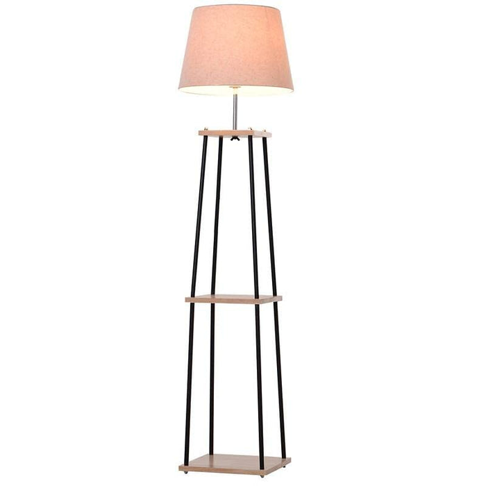 HOMCOM Floor Lamp Cream 400 x 400 x 1,600 mm