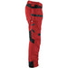 BLÅKLÄDER Trousers 15551860 Cotton, PL (Polyester) Red, Black Size 32R