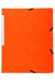 Elastic Folder Exacompta 55414E Mottled Pressboard Rubber Band 24 (W) x 0.3 (D) x 32 (H) cm Orange Pack of 50