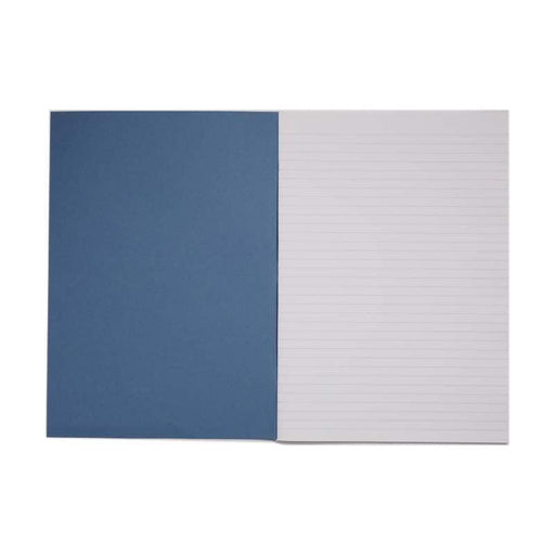 Rhino A4 Exercise Book 32 Page Light Blue Feint Ruled 8mm (Pack 100) - VDU014-160-8