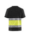 BLÅKLÄDER T-shirt 33871030 Cotton Black, Yellow Size XL