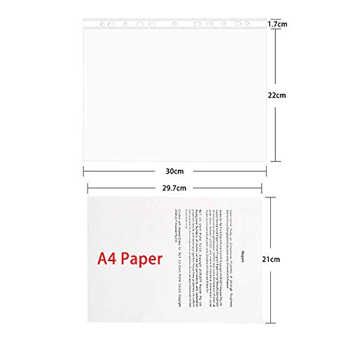 ARPAN Punched Pockets A4 Clear Transparent 45 Microns Polypropylene 11 Holes ST-9605 Pack of 104