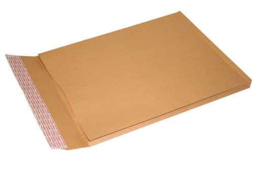 Office Depot Non Standard Gusset Envelopes 305 x 406 mm Peel and Seal Plain 140 gsm Brown Pack of 125