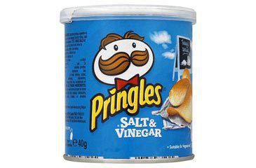 Pringles Crisps Salt and Vinegar 40g Pack of 12