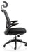 Sigma Executive Mesh Back Office Chair Fabric Seat Black With Folding Arms - OP000320