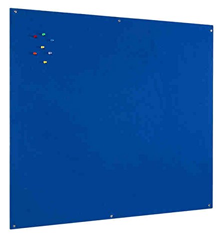 Bi-Office Notice Board Non Magnetic 180 (W) x 120 (H) cm Blue