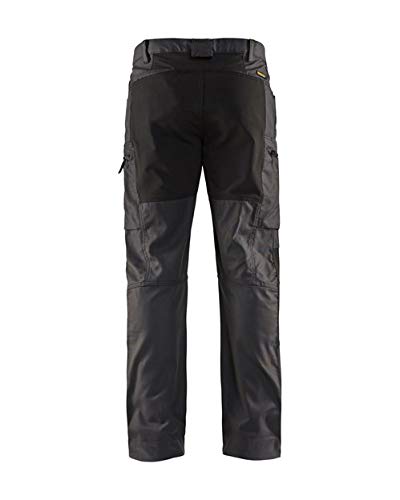 BLÅKLÄDER Trousers 14591142 Cottone, PA (Polyamide) Black Size 34S