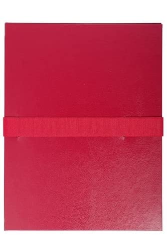 Exacompta Expanding File 624E A4 Balacron 24 (W) x 32 (H) cm Burgundy Pack of 10