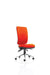 Dynamic Independent Seat & Back Task Operator Chair Without Arms Chiro Tabasco Red Without Headrest High Back