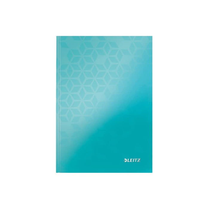 LEITZ Wow Notebook A5 Ruled Paper Ice Blue Not perforated 80 Pages Pack of 6