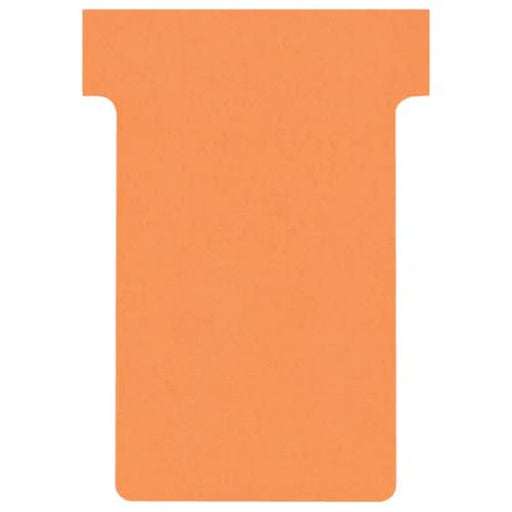 Nobo Size 2 T-Cards Orange 6 x 8.5 cm Pack of 100