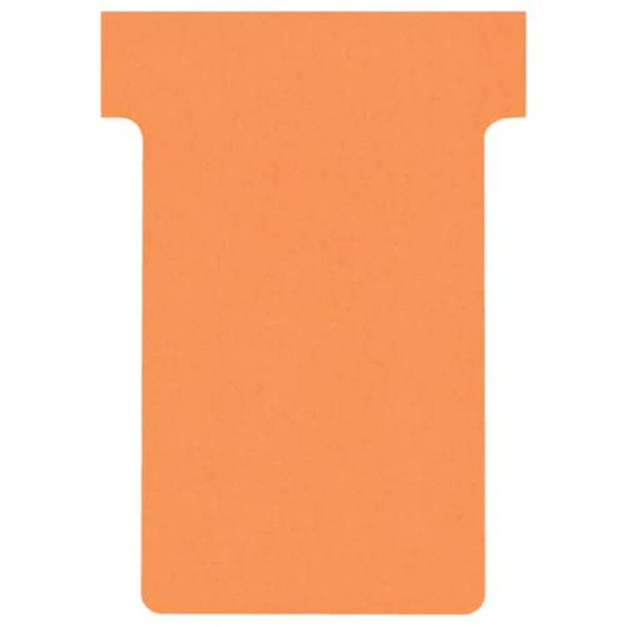 Nobo Size 2 T-Cards Orange 6 x 8.5 cm Pack of 100