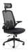 Sigma Executive Mesh Back Office Chair Fabric Seat Black With Folding Arms - OP000320