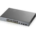 Zyxel GS1350-18HP - Switch - smart - 16 x 10/100/1000 (PoE+) + 2 x combo Gigabit Ethernet/Gigabit SFP - desktop, rack-mountable - PoE+ (250 W)