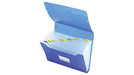 Office Depot Expanding File 13 Compartments A4 Blue Plastic