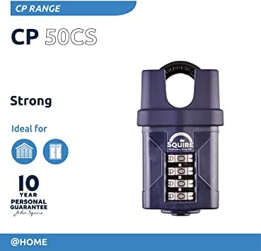 SQUIRE Combination Padlock CP50CS Hardened Steel