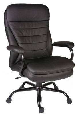 Goliath Heavy Duty Bonded Leather Faced Executive Office Chair Black - B991