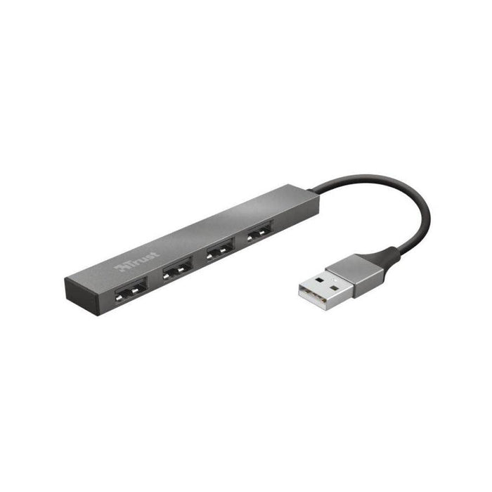 Trust Halyx 4 Port USB 2.0 480Mbits Aluminium Interface Hub