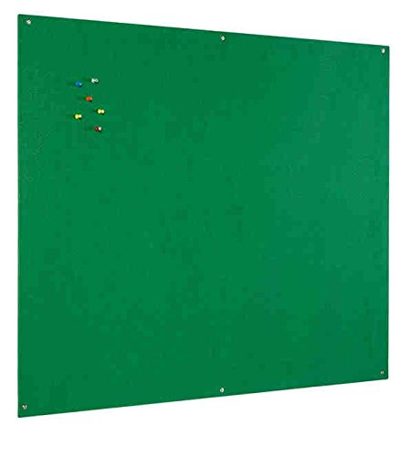 Bi-Office Notice Board Non Magnetic 180 (W) x 120 (H) cm Green