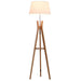 HOMCOM Floor Lamp Cream 450 x 450 x 1,560 mm