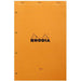 Rhodia Legal Pad 119660C A4 Ruled Stapled Top Bound Cardboard Hardback Yellow Perforated 80 Pages