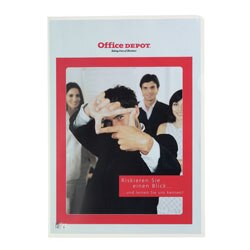 Office Depot Deluxe Stark Cut Back Folder A4 Transparent Polypropylene 165 Microns Pack of 25