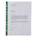 Office Depot Punched Pockets A4 Clear Transparent 80 Microns Polypropylene Top Opening 11 Holes Pack of 25