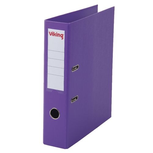 Viking Lever Arch File A4 75 mm Violet 2 ring PP (Polypropylene) Matt Portrait