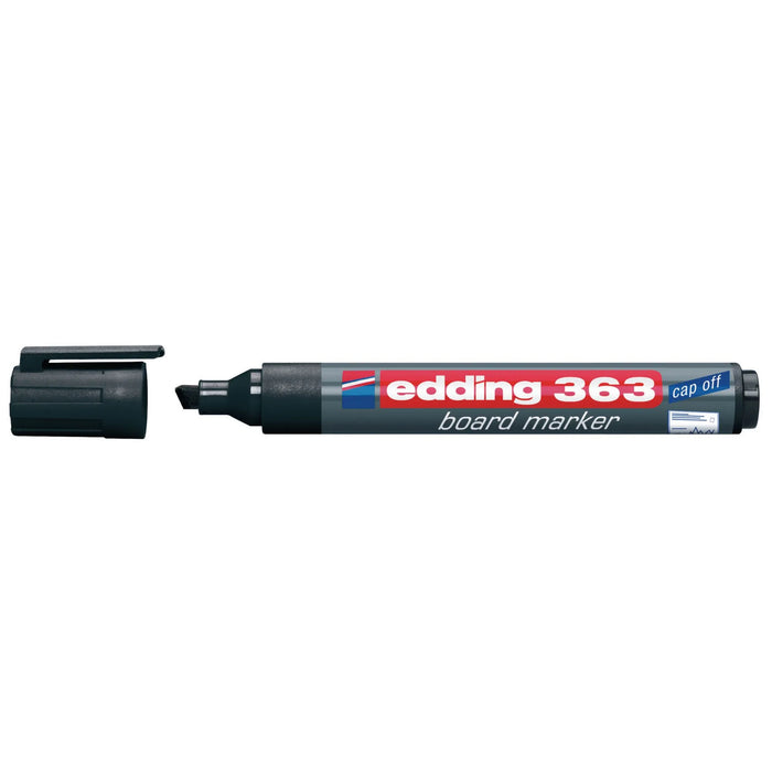 edding 363 Boardmarker Keilspitze 10er Pack - Schwarz