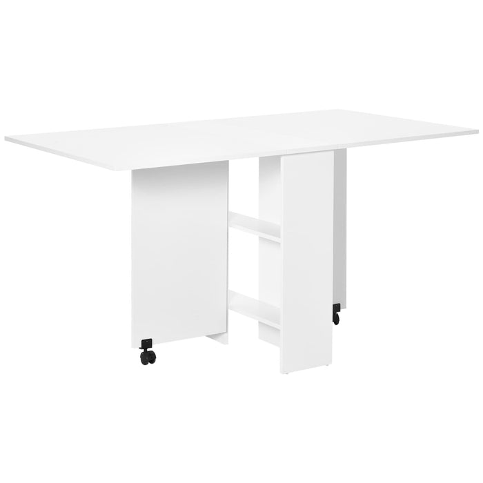 HOMCOM Foldable Table 02-0621 White 1,400 x 800 x 740 mm