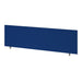 Impulse Straight Screen W1800 x D25 x H400mm Blue With Silver Frame - I000270