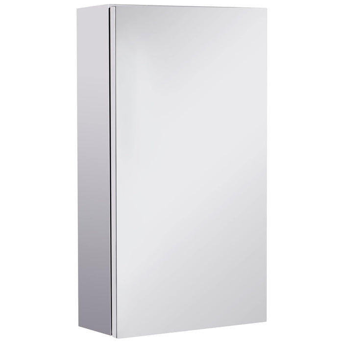 HOMCOM Bathroom Mirror Cabinet 02-0548 Stainless Steel Teal 300 mm x 140 mm x 550 mm