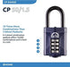 SQUIRE Combination Padlock CP50/1.5 Hardened Steel