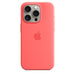 Apple - Back cover for mobile phone - MagSafe compatibility - silicone - guava - for iPhone 15 Pro