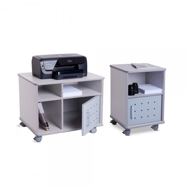 Rocada Mobile Melamine Table 72x58x59cm Grey - 4020