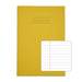 Rhino A4 Exercise Book 32 Page Feint Ruled 8mm With Margin Yellow (Pack 100) - VDU014-62-4