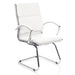 Dynamic Cantilever Chair Fixed Armrest Classic White