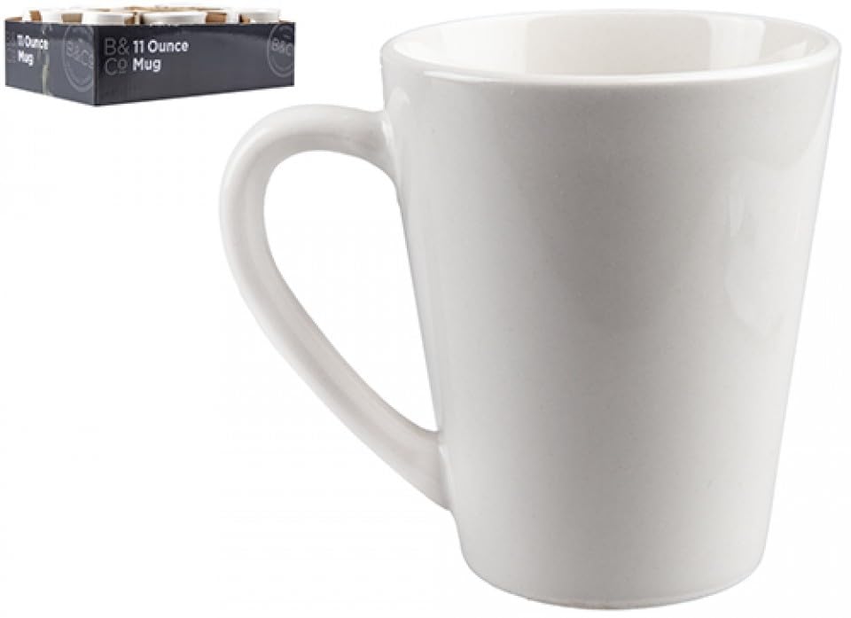 ValueX White Latte Cup 11oz (Pack 12) - 0399391