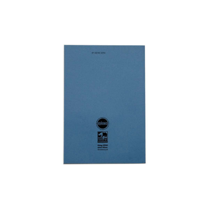 Rhino A4 Exercise Book 64 Page 10mm Squares S10 Light Blue (Pack 50) - VEX677-995-8