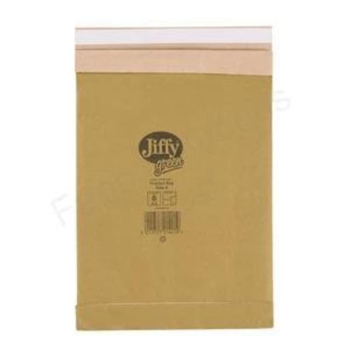 Jiffy Padded Envelopes PB4 90 gsm Brown Plain Peel and Seal 225 x 343 mm Pack of 100