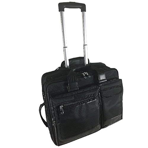 Falcon Trolley Case FI2563 17 Inch Polyester Black 36.5 x 24 x 44 cm