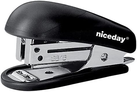 Niceday Stapler Mini Black 20 Sheets 24/6 Plastic