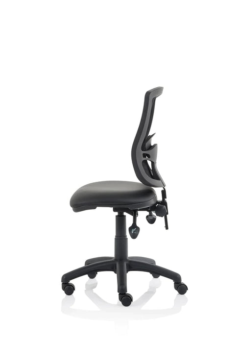 Eclipse Plus III Deluxe Medium Mesh Back Task Operator Office Chair Black Seat Without Arms - KC0398