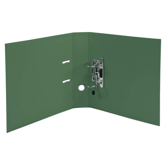 Exacompta PremTouch Lever Arch File A4 70 mm Green 2 ring 53753E Cardboard, PVC (Polyvinyl Chloride) Portrait Pack of 10